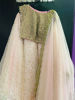 Picture of Organza Crop top lehenga