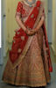 Picture of Manyavar Red Bridal Lehenga