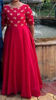 Picture of Red maggam work Long frock
