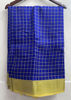 Picture of Blue checks saree