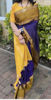 Picture of Blue checks saree