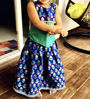 Picture of Blue lehenga set For 2-4Y