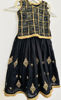 Picture of Jewel maggam work lehenga set with ikkat blouse For 2-4Y