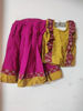 Picture of Combo of Patch work skirt set and pattu for 2-3Y