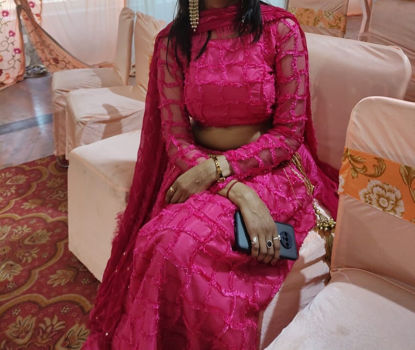 Picture of Hot Pink Lehenga