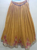 Picture of 3 piece Beautiful Yellow/Haldi Lehanga with Maggam work Blouse