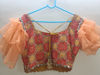 Picture of 3 piece Beautiful Yellow/Haldi Lehanga with Maggam work Blouse