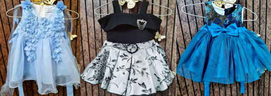 Picture of Combo frocks for 5M-12M