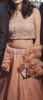 Picture of Peach lehenga by toxic boutique