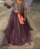 Picture of Purple party wear Frock For 4-5Y