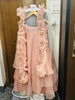 Picture of Peach lehenga by toxic boutique