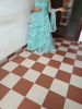 Picture of Sky blue Multilayered gown