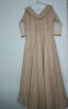 Picture of Golden net folded neck gown