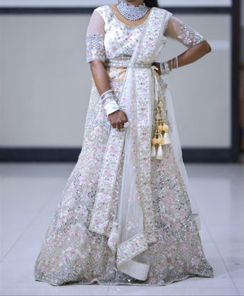 Picture of Mirror work bridal Lehengha