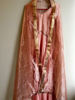 Picture of Pink Anarkali with tissue duppata