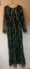 Picture of Green sequins work Indo Western slit Dress