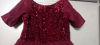 Picture of Maroon colour long barbie dress