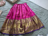 Picture of Kanchi pattu lehenga with handdied dupatta