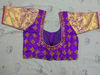 Picture of Kanchi pattu lehenga with handdied dupatta