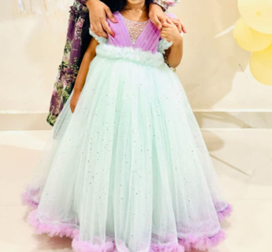 Picture of Designer Long Frock For 4-6Y