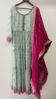 Picture of Pista green Sharara Set with Bandhej Dupatta