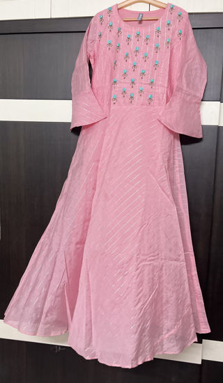 Picture of Baby pink taruni Longfrock