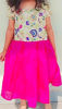 Picture of Combo of fancy Soft Georgette frock & Banarasi raw silk For 4-6Y