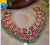 Picture of Gold look jadau kundan necklace