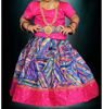 Picture of Multicolor mirror lehanga with banarasi top For 1-3Y