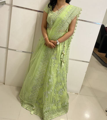 Picture of Bridal green Lehenga