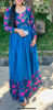 Picture of Teal blue Georgette long gown