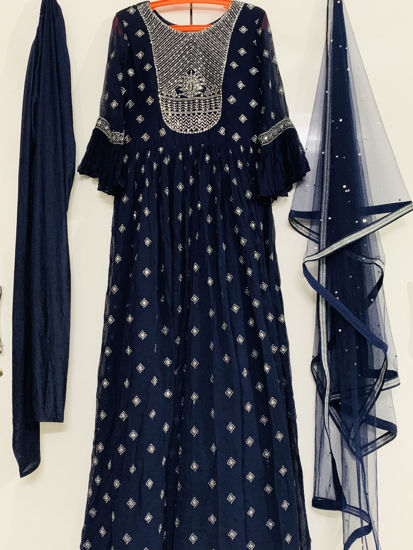 Picture of Navy Blue Long Frock