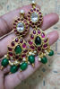 Picture of Kundan chocker neckset along with pair of earrings