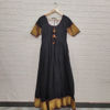 Picture of Narayanpet Cotton Long Frock with Dupatta