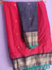 Picture of Semi gadwal saree with unstitched Blouse