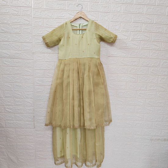 Picture of Never Worn Jute Double Layered Long Frock