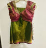 Picture of Green and pink Kanchi tissue saree with Maggam blouse