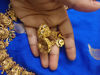 Picture of Antique Laxmi  haram with jhumkas