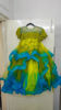 Picture of Lime Green and Turquoise Blue Girl's Dress For 8-10Y