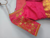 Picture of Pure pattu saree with Maggam blouse