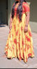 Picture of Tye and dye boat neck long frock