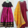 Picture of Long anarkali combo set