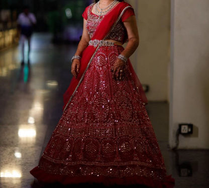 Picture of Pretty Red Lehenga