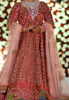 Picture of Beautiful pink heavy bridal lehenga