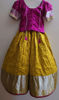 Picture of Pure kanchi pattu lehanga set with maggam work blouse For 6-8Y