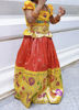 Picture of Paithani border lehanga and maggam work blouse For 2-4Y