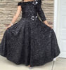 Picture of Black party wear long frock