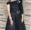 Picture of Black party wear long frock