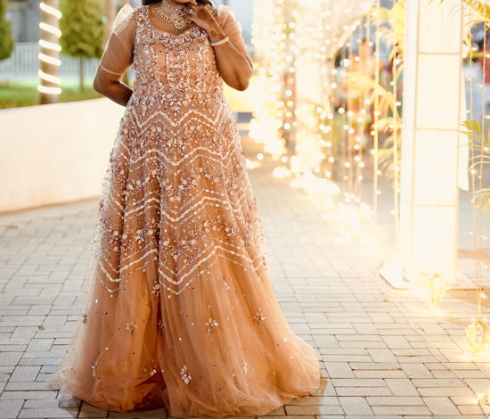 Picture of Koskii Royal Peach Gown