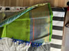 Picture of Green Gadwal Saree with gotapatti muggu work blouse
